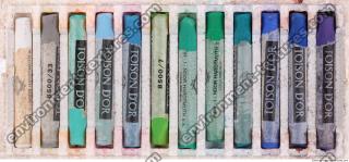 Photo Texture of Wax Color Crayons 0001